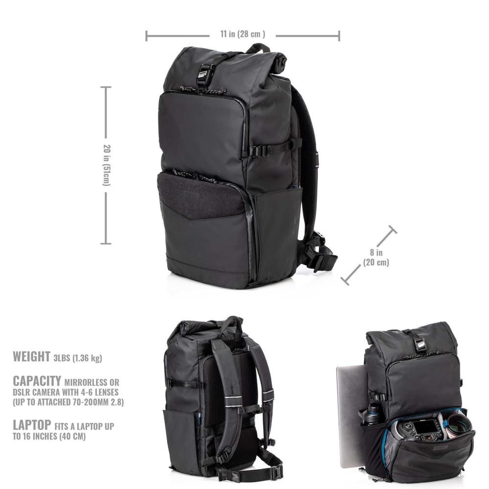 Tenba DNA 16 DSLR Backpack Black