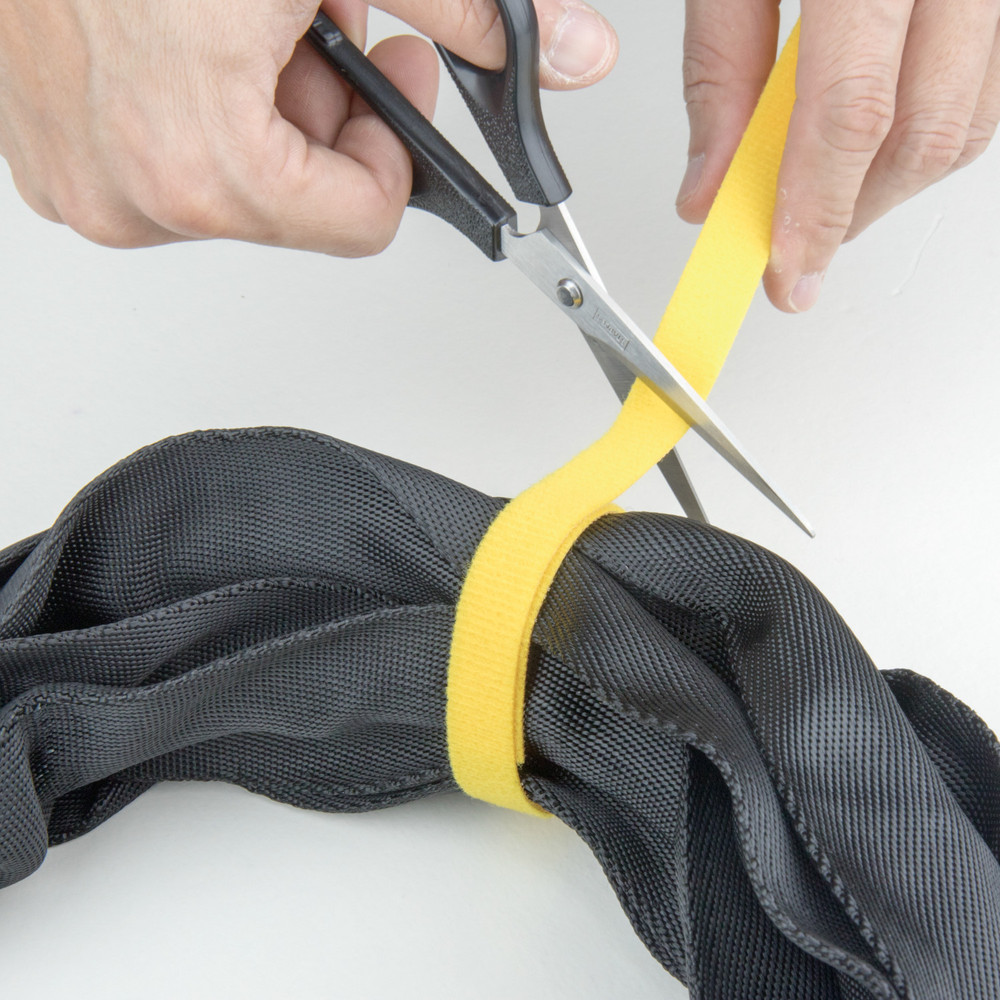 Kupo MEZ EZ-Tie Roll - Yellow (16mm Width x 5m Length) (Open Box)