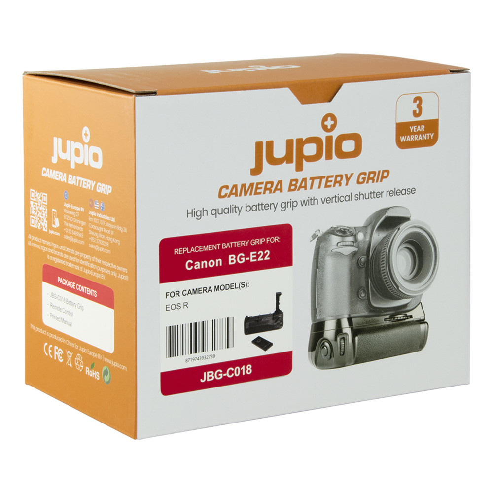 Jupio Battery Grip for Canon EOS R / Ra (BG-E22) (Open Box)