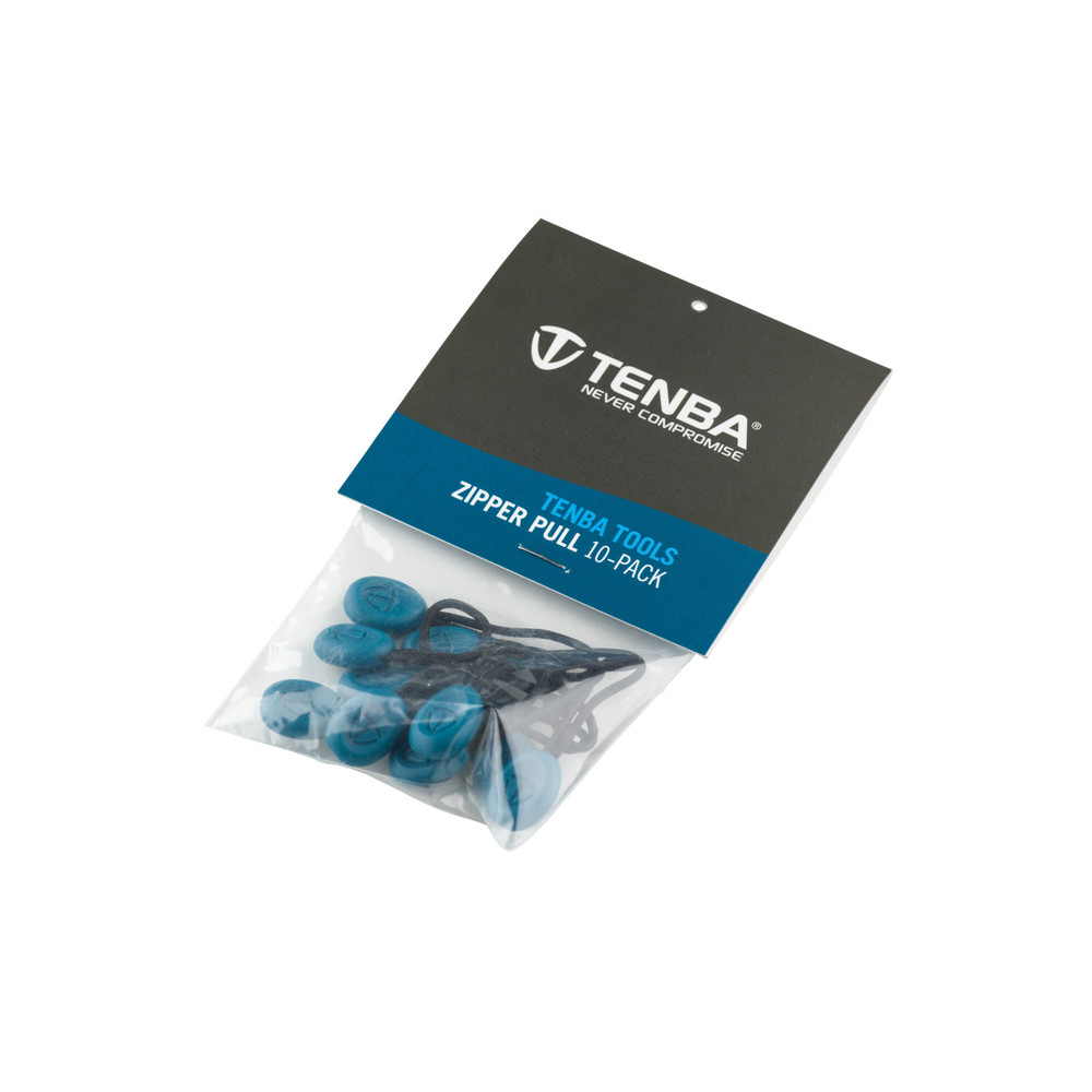 Tenba Tools Zipper Pulls - Pack of 10 - Blue