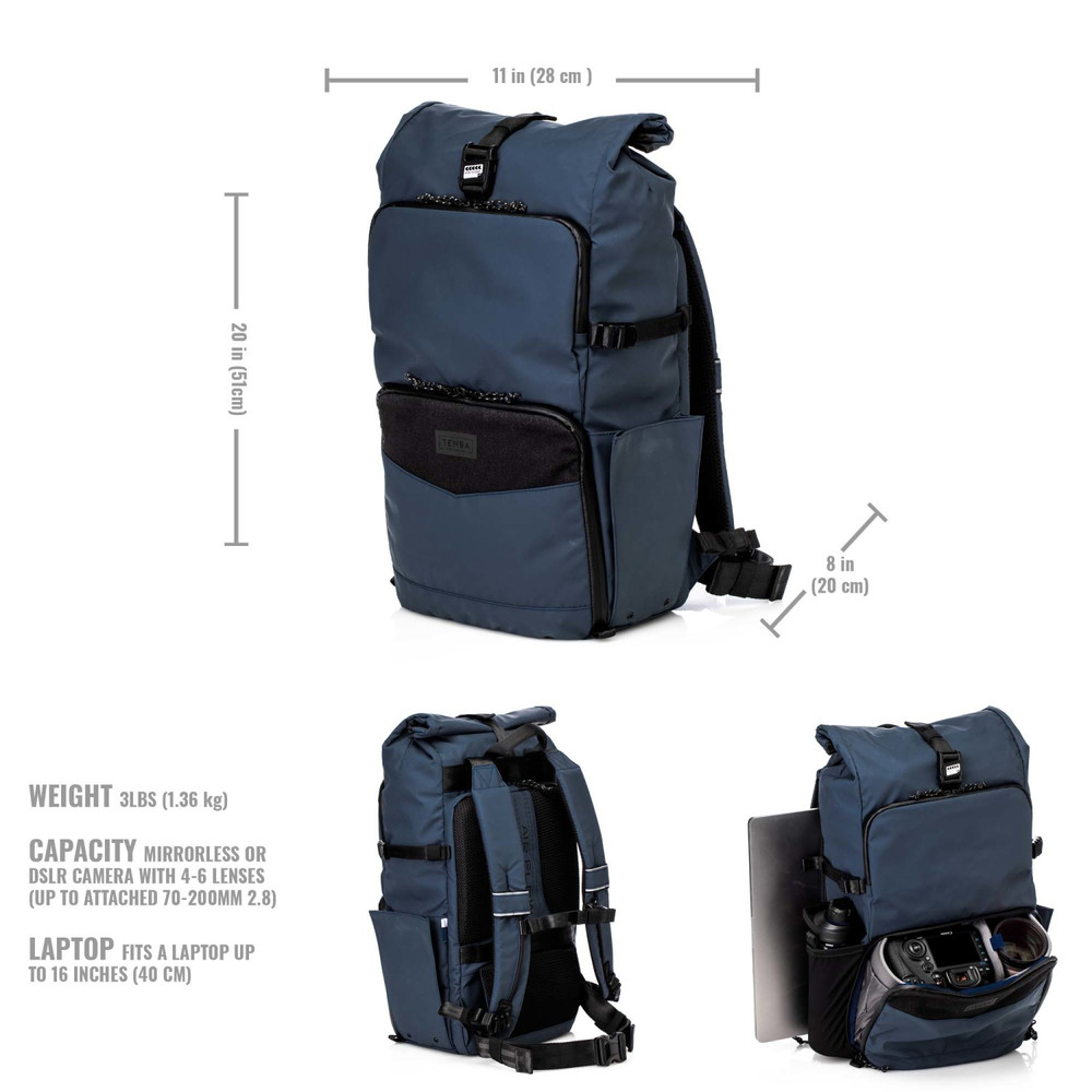 Tenba DNA 16 DSLR Backpack Blue