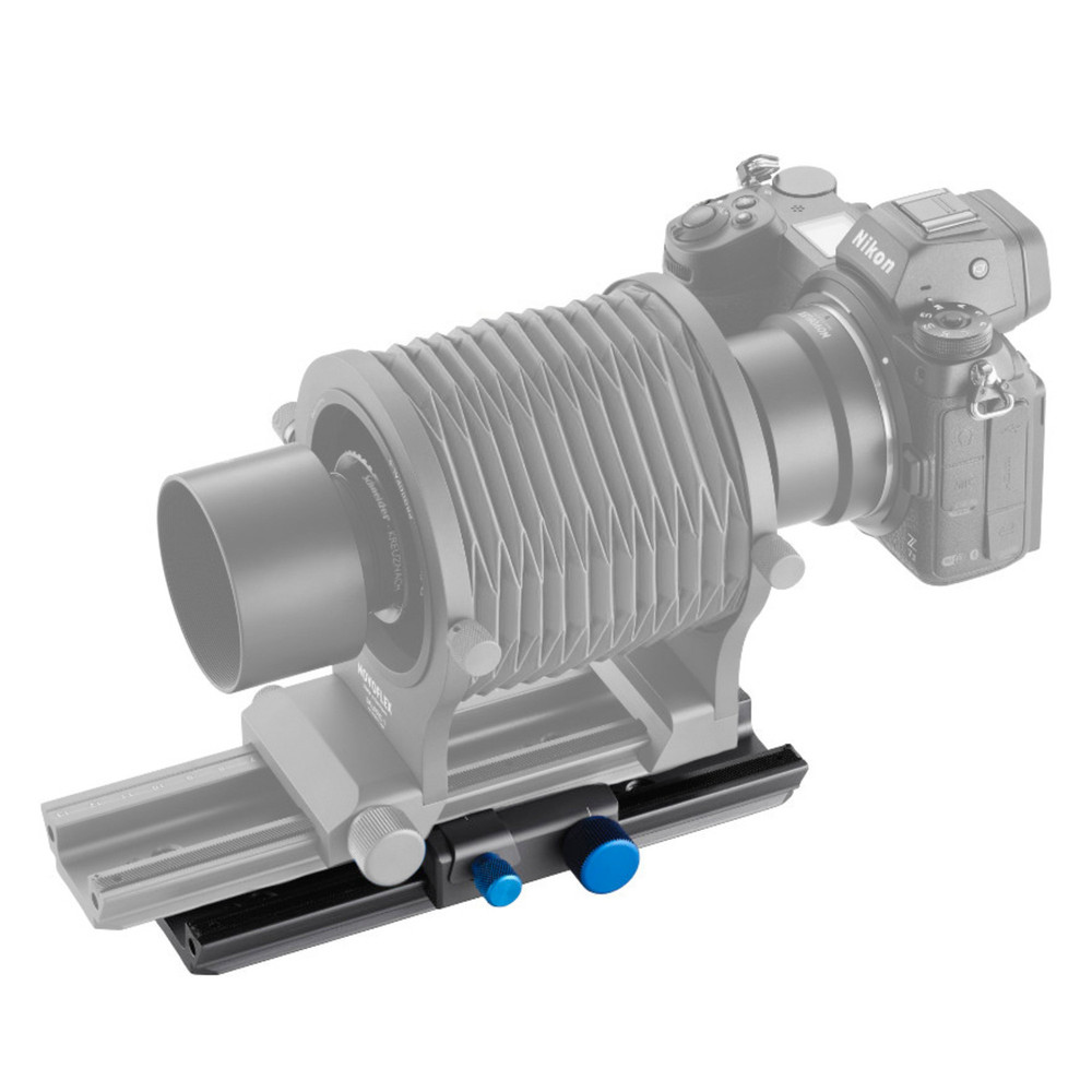 NOVOFLEX Focusing rail dove tail clamping, parallel ARCA-compatible