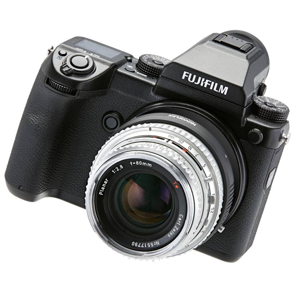 NOVOFLEX Adapter Fujifilm GFX Camera Body to Hasselblad V Lenses