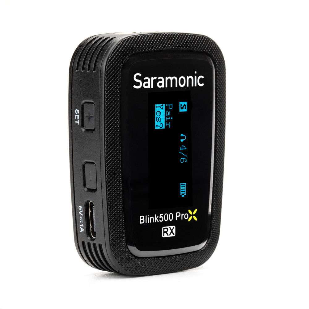 Saramonic Blink 500 ProX RX Dual Receiver for Blink 500 ProX TX Transmitters with TRS & TRRS Output Cables
