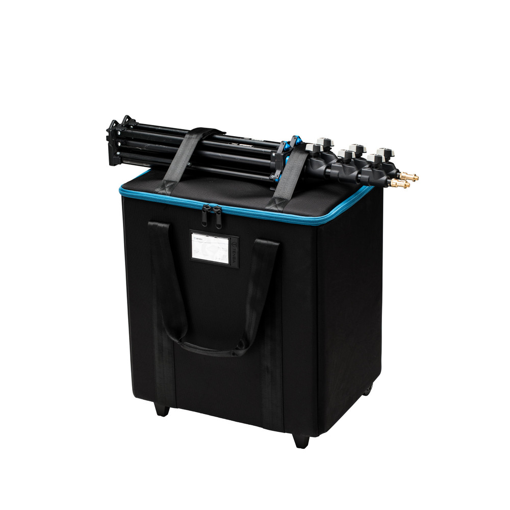 Tenba Transport 1x1 LED 3-Panel Case w/ wheels - Black