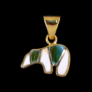 Bear Alaskan Mammoth Jade 14K Gold Pendant

This lovely bear shaped Alaskan Mammoth Jade is inlayed into a 14K Gold pendant.  This pendant comes with an 18" 14K Gold chain.  The dimensions of the Alaskan Mammoth Jade pendant is approximately 1" x .5".  The product id # is PMJ-1071-G

It is a 14K plate on sterling silver. The plating is with 30mils of 14k gold. Typically plating is done with 3mils of gold. We work with the extra gold plating to ensure your beautiful jewelry piece will have a strong gold color for years to come!!  

The pre-historic Mammoth tusks are found as a bi - product of the gold mining industry in Alaska. They are carbon dated to be approximately 25,800 years old.  The color of your mammoth tusk may vary due to the minerals in the ground water where the tusks are buried.  The varying color of the mammoth tusks make each piece of jewelry unique. Cracks and splits in the ivory occur naturally due to it’s great age.  Our materials are considered eco-friendly because no animals were harmed in the making of this beautiful piece of jewelry. 

Genuine Jade (nephrite) is a fascinating gemstone and the state gem of Alaska. In prehistoric times, prized for its toughness, jade was used to make weapons, tools and later simple ornaments. Jade purportedly can protect you from evil, attract love and of course bring you good luck. It is now regarded as a symbol of energy and beauty. Stimulating creativity and mental agility along with harmony and balance. The jade we use comes from the Nana Region of Alaska.