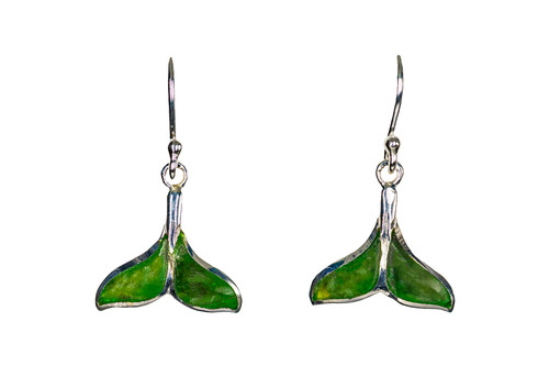 Whale Tail Alaskan Jade Sterling Silver French Wire Earring | F&F Inc.

This elegant whale tail shaped Alaskan Jade piece is inlayed into a Sterling Silver french wire earring.  The measurements of the earrings are approximately .624" x .58".  The product ID is EJ-1221-S.

Genuine Jade (nephrite) is a fascinating gemstone and the state gem of Alaska. In prehistoric times, prized for its toughness, jade was used to make weapons, tools and later simple ornaments. Jade purportedly can protect you from evil, attract love and of course bring you good luck. It is now regarded as a symbol of energy and beauty. Stimulating creativity and mental agility along with harmony and balance. The jade we use comes from the Nana Region of Alaska.

Enjoy your unique piece of history!

Features:
Alaskan Jade
Whale Tail Mammoth Ivory
French Wire
Sterling Silver
Lifetime Guarantee!!