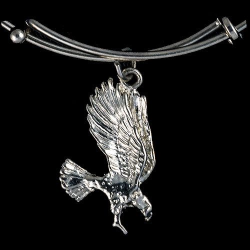 Silver Eagle Charm