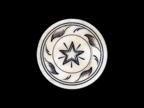 Replica Dual Sided Eco-Ivory Poker Chip

This is a unique and stunning 19th Century replica double sided poker chip.  This stunning early scrimshaw artwork has a triple leaf design on one side, and a star on the other.  The dimensions are 1.46" x 1.46" x .13".  The product id # is PMJ-1091-S

Ivory was used on poker chips in the 19th century due to the fact it engraved well and did not have plastic at the time to produce the poker chips. 

The original piece was originally hand carved, and we make a mold of the original piece and do an open cast pour of our resin mixture.  The pieces are removed from the mold and sanded and stained.

We believe that serving nature is one of the commissions that we as humans have been given here on earth.  We wish to lend our resources to those charged with protecting elephants from poaching for their ivory. 

On a monthly basis we donate to organizations whose purpose to protect the elephants and other species throughout the planet.  We focus our donations on organizations that put the money to good use and have a low overhead. With the majority of incoming funds going back to saving the elephants!

Enjoy your unique piece of history!

For bulk ordering of poker chips please contact us for pricing for 25 or more chips.  

Features
Made in the USA!! 
Save the Elephant Collection
Dual Sided Resin Poker Chip
Three Leaf Design
Star Design
Lifetime Guarantee!!