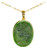 Large Oval Alaskan Jade 22K Gold Plate Pendant | F&F Inc.

This stunning Large Oval shaped Alaskan Jade piece is inlayed into a 22K Gold pendant.  This pendant comes with an 18" 22K Gold chain.  The dimensions of the Alaskan Jade pendant is approximately 1.04" x .77".  The product id # is PJ-1069-G

It is a 22K plate on sterling silver. The plating is with 30mils of 22K gold. Typically plating is done with 3mils of gold. We work with the extra gold plating to ensure your beautiful jewelry piece will have a strong gold color for years to come!! 

Genuine Jade (nephrite) is a fascinating gemstone and the state gem of Alaska. In prehistoric times, prized for its toughness, jade was used to make weapons, tools and later simple ornaments. Jade purportedly can protect you from evil, attract love and of course bring you good luck. It is now regarded as a symbol of energy and beauty. Stimulating creativity and mental agility along with harmony and balance. The jade we use comes from the Nana Region of Alaska.

All pendants come boxed with a Alasan Jade story card.

Enjoy your unique piece of history!




Features
Alaska Jade
Large Oval Shape
18" 22K Gold chain
22K Gold Plate
Lifetime Guarantee!!