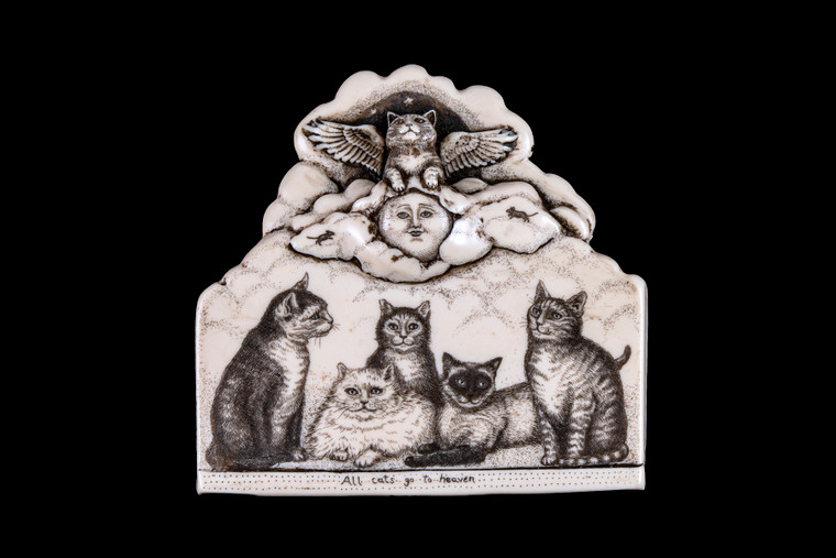 Small All Cats go to Heaven Wall Plaque | F&F Inc.