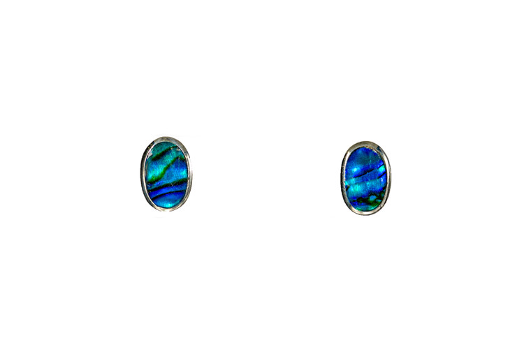 Oval Northern Lights Sterling Silver Cup Earring | F&F Inc.

This classy oval Paua Shell is inlayed into a beautiful Sterling Silver earring.  These unique earrings have a post backing.  The measurements of the earrings are approximately .33"x.22".  The product ID is ENL-1003-S

This is our line of PĀUA Shell Jewelry.  In New Zealand, abalone is called pāua or blackfoot pāua is the ubiquitous New Zealand pāua the highly polished nacre of which is extremely popular as souvenirs with its striking blue, green, and purple iridescence that allows for the stunning jewelry.

Enjoy your unique set of earrings!!