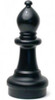Giant Chess Bishop (Black) Individual Replacement Piece (GP005B)