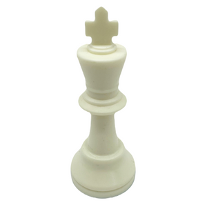 Single Weighted 95mm Tournament Piece - KING white Single Weighted 95mm Tournament Piece - KING white