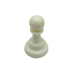Single Weighted 95mm Tournament Piece - PAWN white Single Weighted 95mm Tournament Piece - PAWN white
