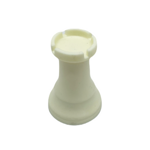 Double Weighted 95mm Tournament Piece - ROOK white Double Weighted 95mm Tournament Piece - ROOK white