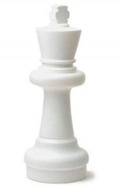Giant Chess King (White) Individual Replacement Piece (GP001A)