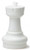 Giant Chess Rook (White) Individual Replacement Piece (GP003A)