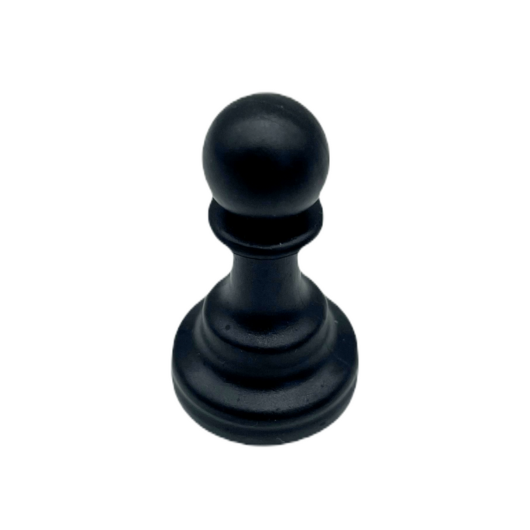 Single Weighted 95mm Tournament Piece - PAWN black