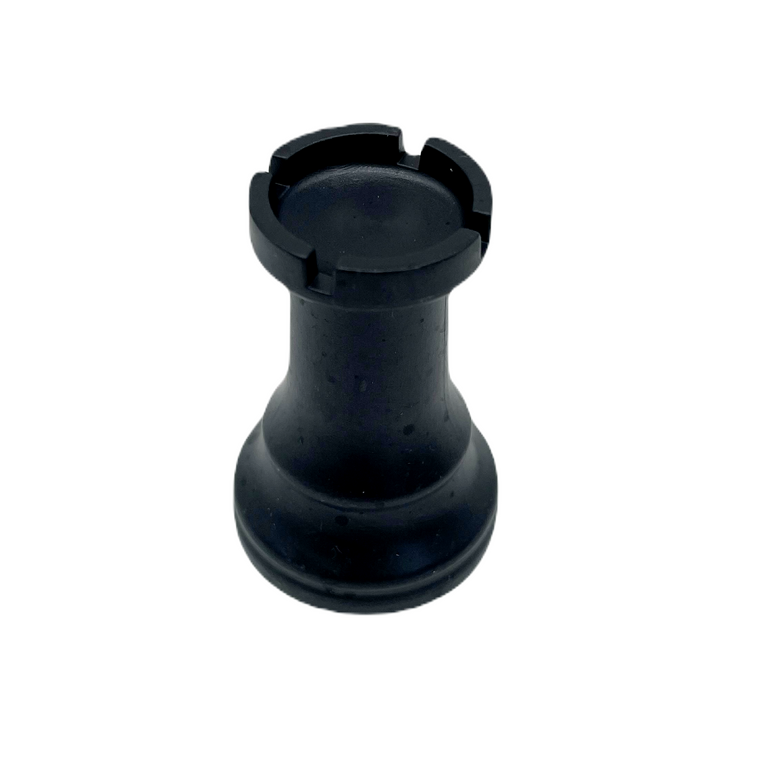 Double Weighted 95mm Tournament Piece - ROOK black