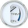 Faria Trim gauge White face + Chrome bezel 2" Diameter