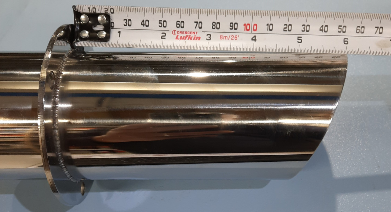 Exhaust angle tip alum outlet set