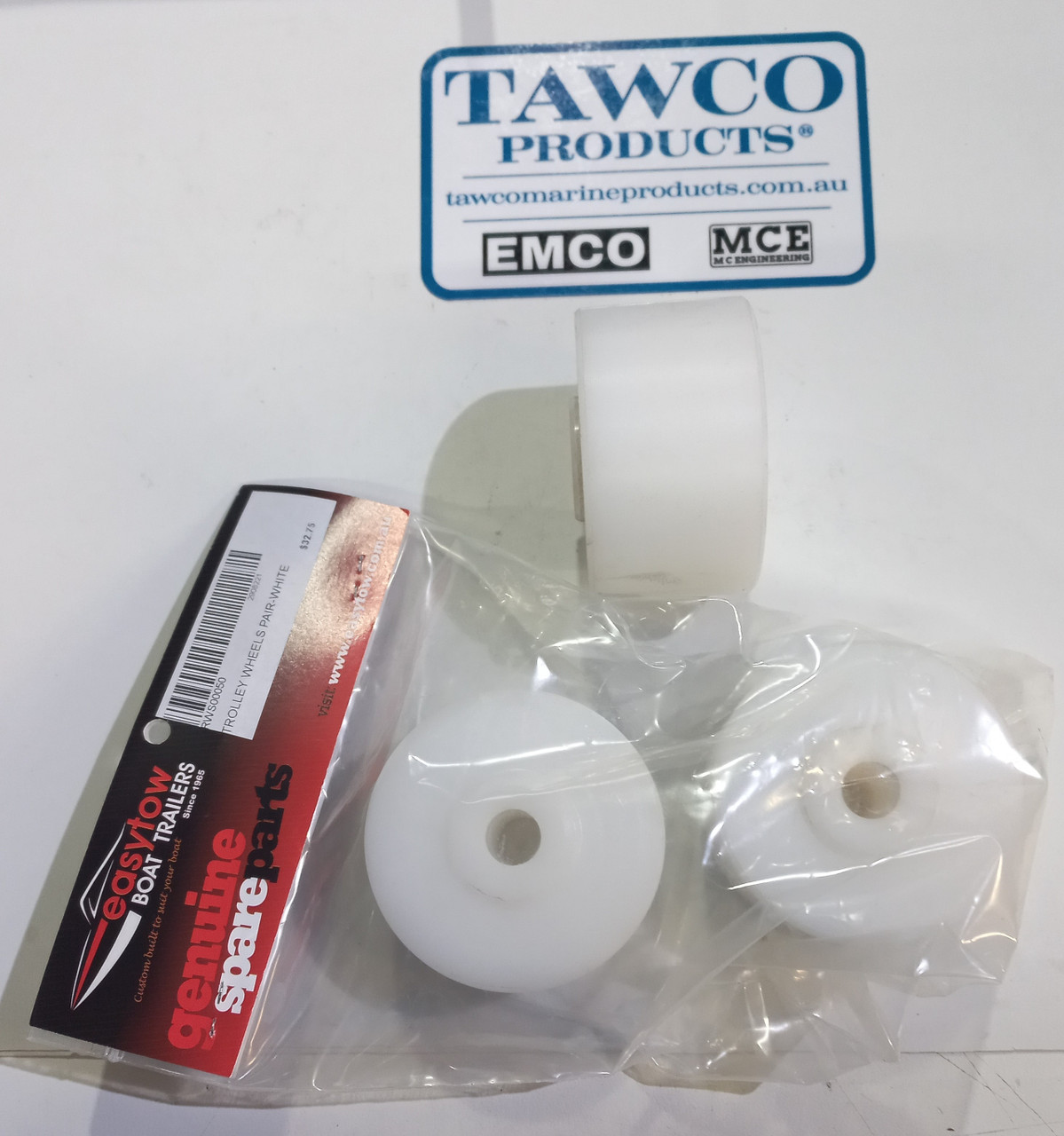 Easytow trolley wheels White