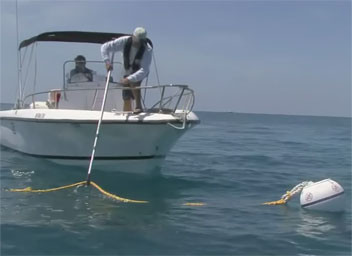 Mooring buoy 8" yellow