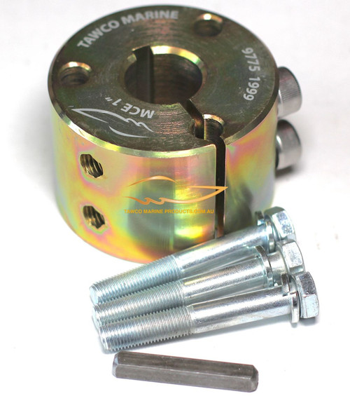 Coupling Split Barrel 1" MCE (Fine thread bolts) suit MCE Soft clutch & Rolco Dog Clutch.