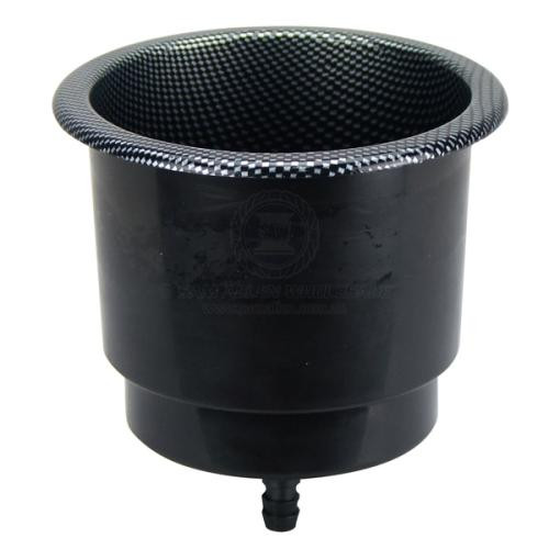 Drink / Cup Holder Plastic with Carbon Fiber design