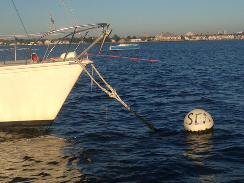 Mooring buoy 15" large yellow