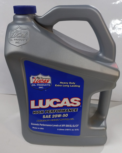 Lucas Engine oil high performance SAE 20W-50 5 ltr