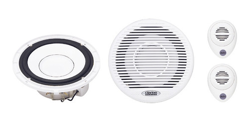 CLARION 6 1/2” 2-WAY WATER RESISTANT COMPONENT SPEAKERS