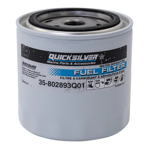 Quicksilver four stroke water separating fuel filter, 802893Q01