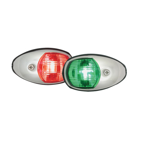 Port & Starboard Navigation Lights - LED Stainless Shroud (Pair)