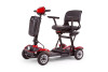 E-WHEELS LIGHTWEIGHT FOLDING MOBILITY SCOOTER EW-26 Red