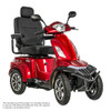 Baja Raptor 2 4 -Wheel(BA340), Candy Apple Red, Memory Foam Seat 20" x 18"