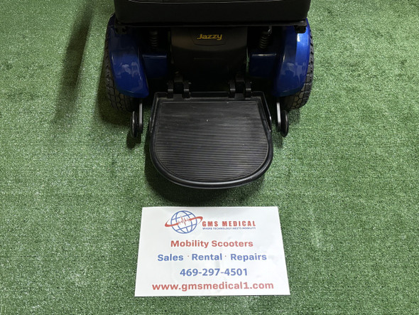 Pre-Owned Jazzy 1450 Viper Blue Electric Wheelchair HEAVY DUTY (MAXIMUM CAPACITY 600LB)