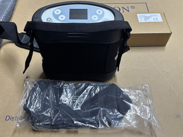 NEW OPEN BOX Oxlife Liberty2 Portable Oxygen Concentrator – Continuous Flow + Pulse Dose – FAA Approved