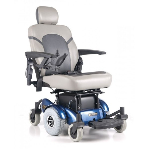 Golden Technologies GP620 Compass Heavy Duty Power Wheelchair-Blue