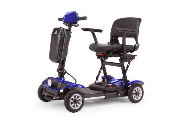 E-Wheels Lightweight Folding Mobility Scooter EW-26 Blue