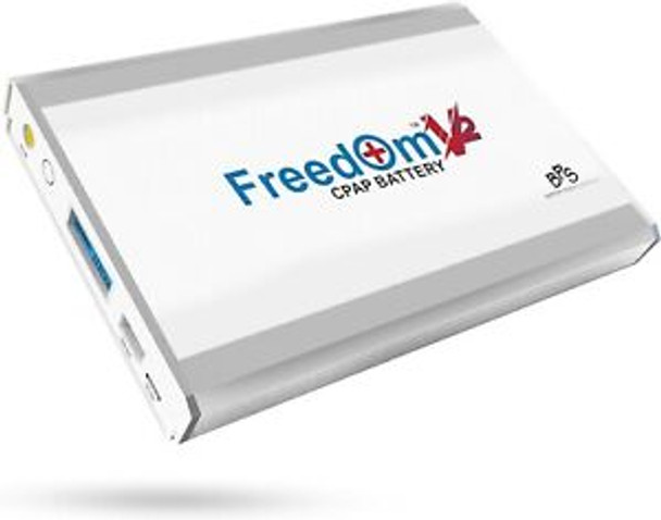 Freedom V2 CPAP Battery Kit: Includes 1 Battery, 24V and 12V Cables, and AC Power Supply. Compatible with AirSense 10, AirSense 11, AirMini, Luna G3, DreamStation 1, DreamStation 2