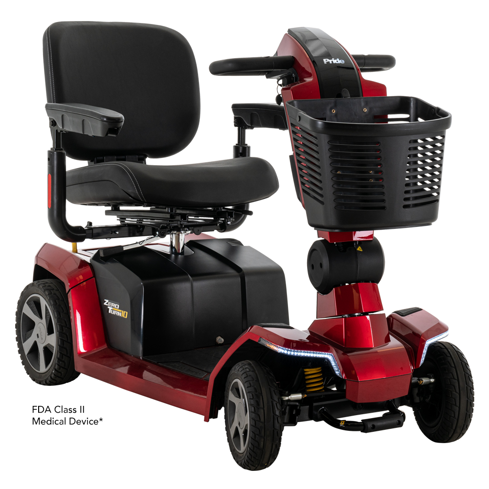 Pride Mobility Zero Turn 10 4 Wheel S710ZT Mobility Scooter