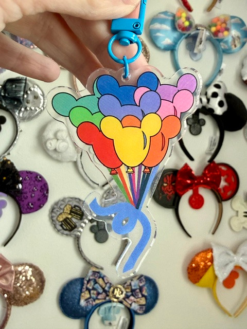 Emotional Balloon Bag Charm Keychains