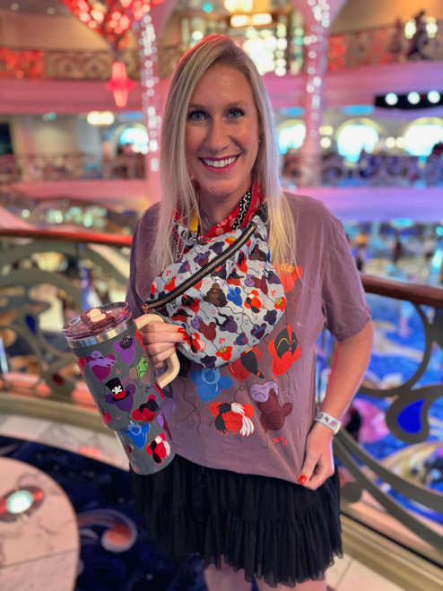 Princess & Villains Balloons Fanny Pack/Belt Bags