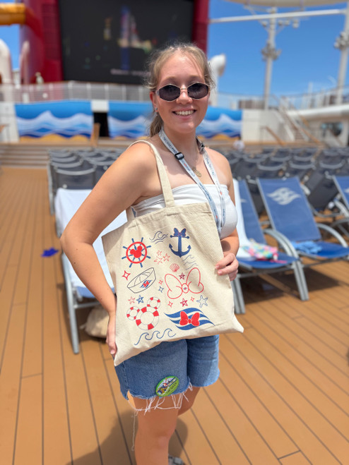 Disney Cruise Line Inspired Canvas Tote Bag