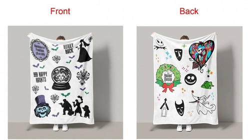 Double-sided Haunted Mansion/NBC Blanket PRE-ORDER