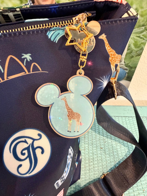 DVC Bag Charm Keychain -- Animal Kingdom Lodge