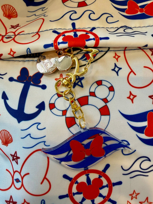 Disney Cruise Inspired Bag Charm Keychain