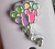 Multi-Balloons & Floating House Band Charms